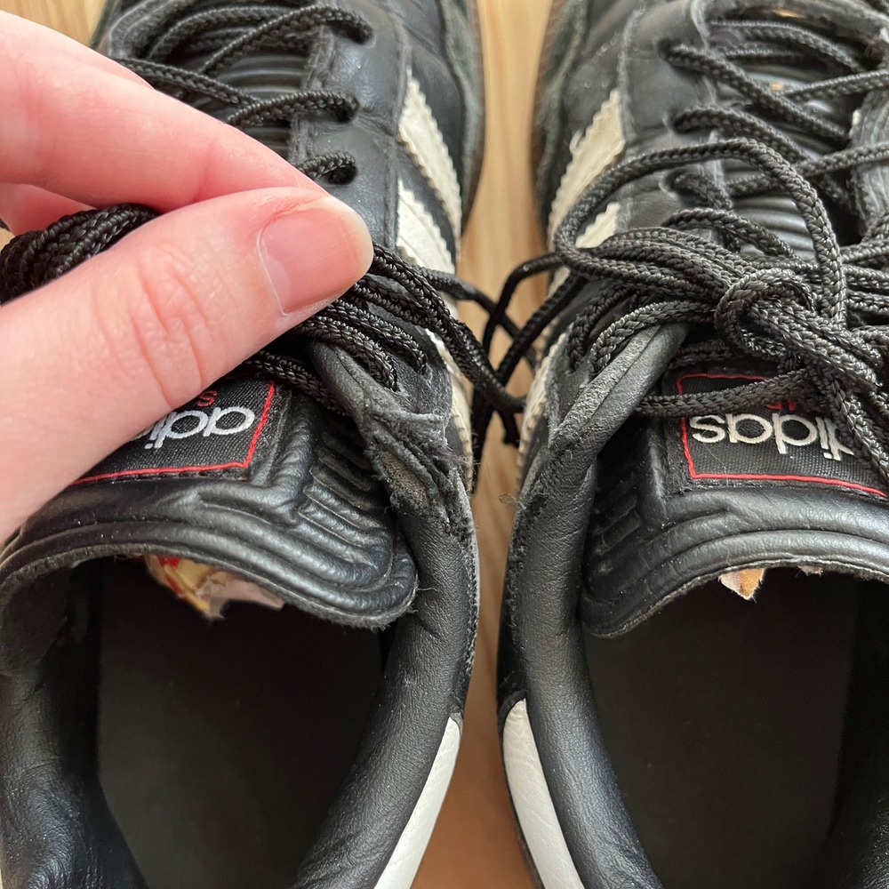 Adidas Samba Classic Black White Gum Leather Kids Soccer Shoes IF1945 Youth 2.5 - Picture 7 of 10